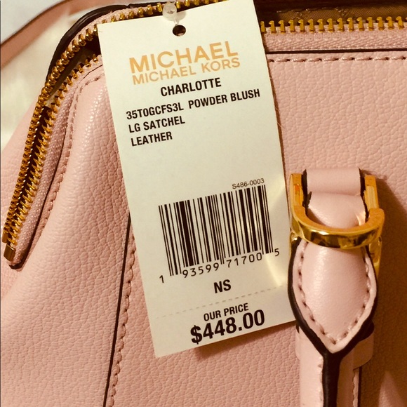 NWT Michael Kors Charlotte large Satchel Handbag - Picture 8 of 12